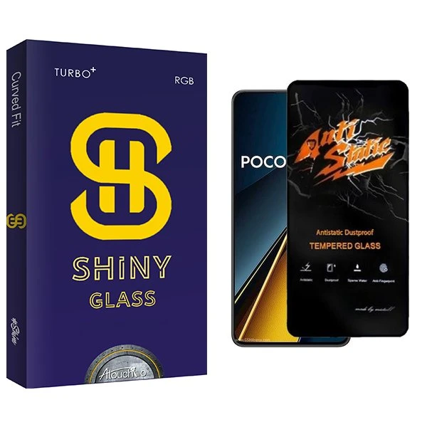 محافظ صفحه نمایش آتوچبو مدل Shiny Antistatic مناسب برای گوشی موبایل شیائومی Poco X6 Pro