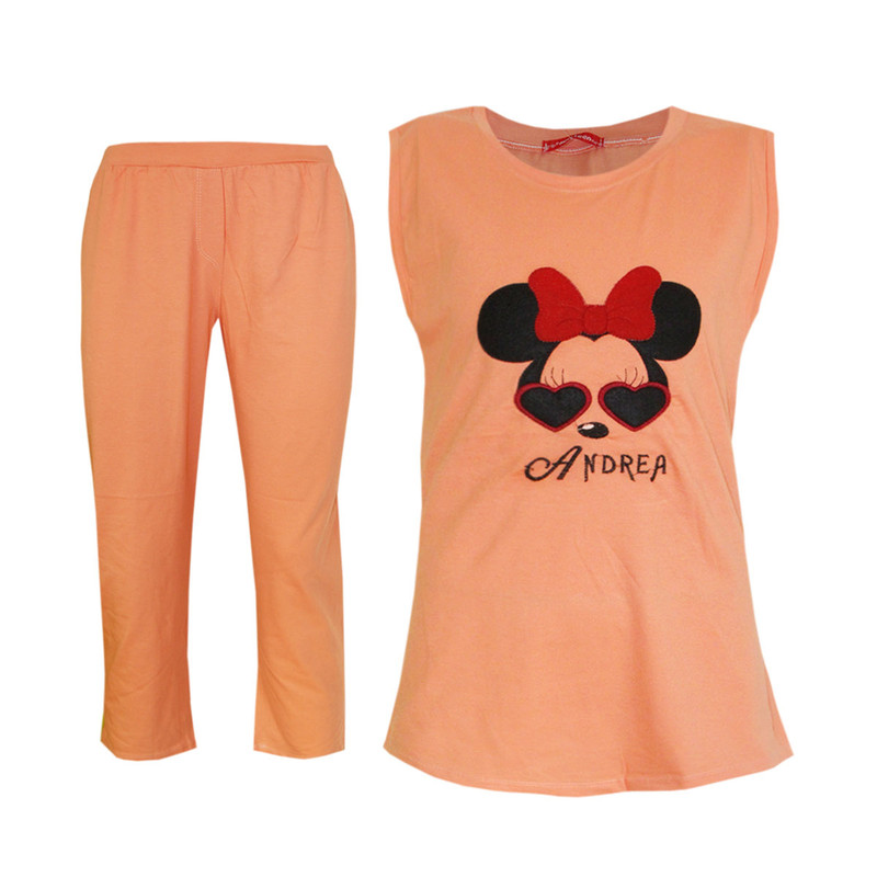 ست تاپ و شلوارک زنانه کد B100120170d