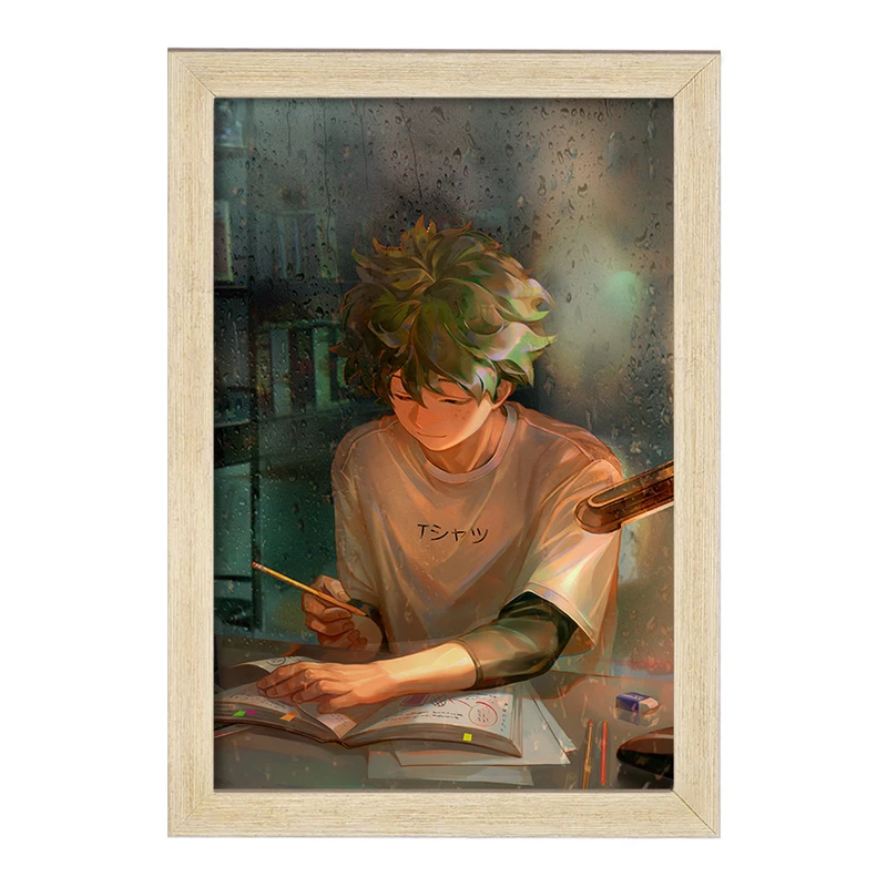 تابلو خندالو مدل دکو انیمه آکادمی قهرمان من کد 11570