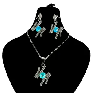 نیم ست نقره زنانه کد AV094-1