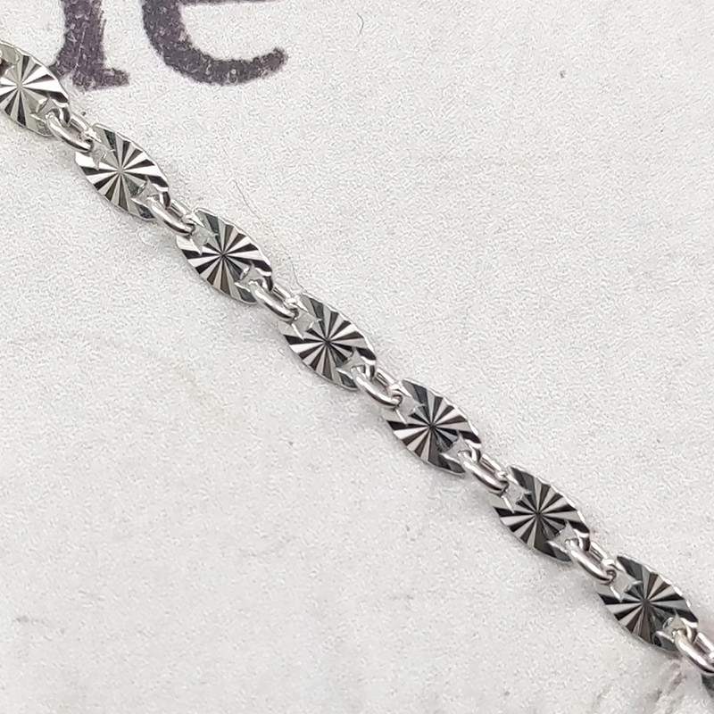 زنجیر نقره زنانه سلین کالا مدل شانل کد Mps-4