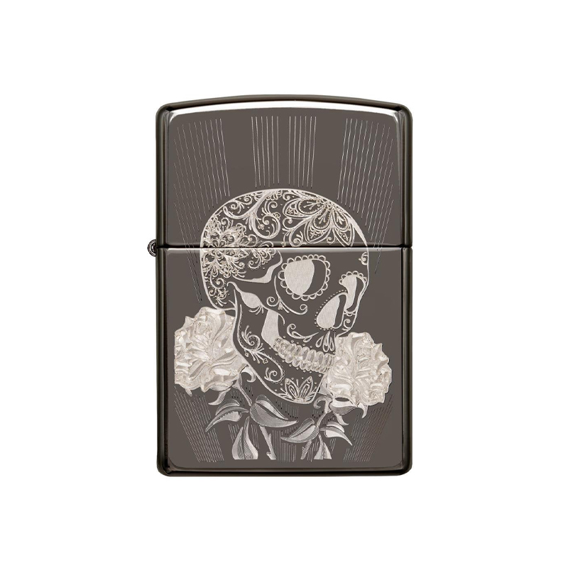 فندک زیپو مدل Fancy Skull Design کد 29883