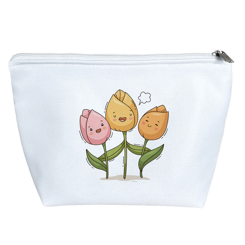 کیف لوازم آرایش دخترانه خندالو مدل گل کد H552