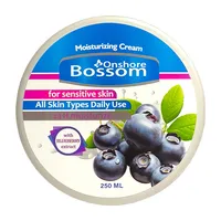 کرم آبرسان دست و صورت انشور بوسوم مدل بلوبری مناسب انواع پوست حجم 250 میلی لیتر 