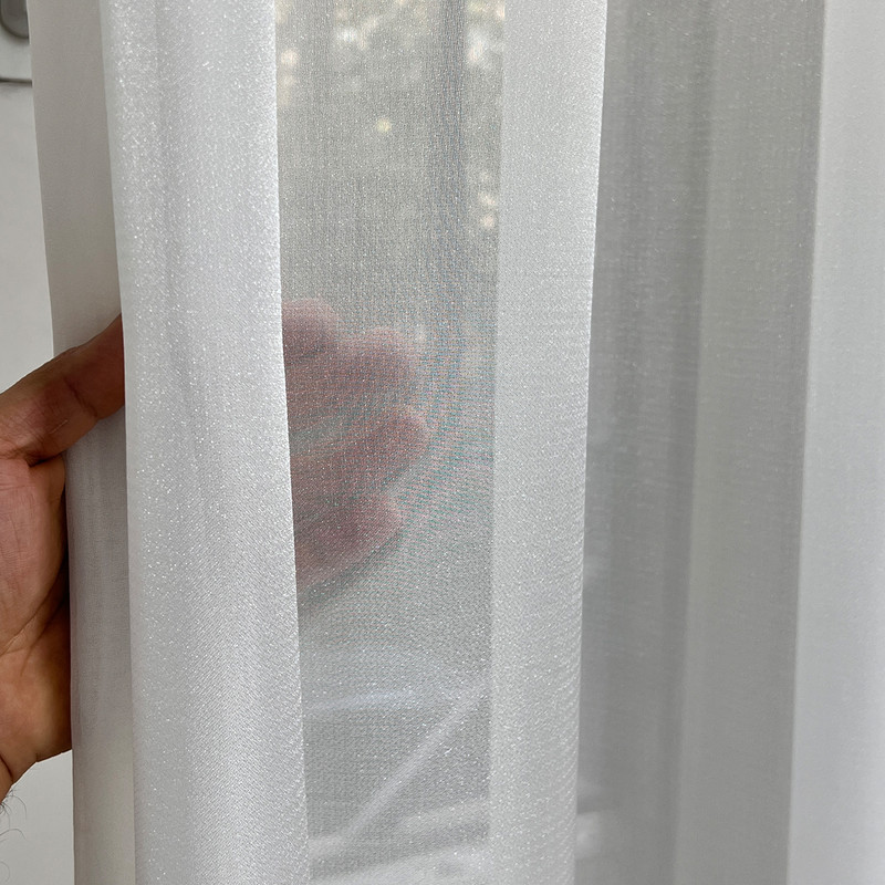 پرده مدل پانچ حریر شاین سایز 285x200 سانتیمتر