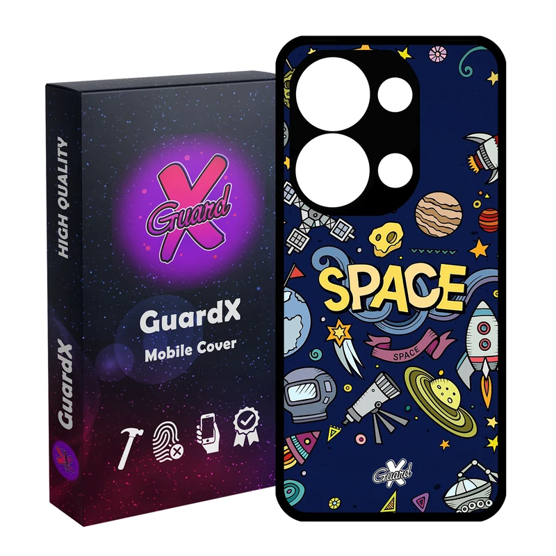 کاور گارد ایکس طرح Galaxy مدل Glass10009 مناسب برای گوشی موبایل شیائومی Poco X6 5G / Note 13 Pro 5G