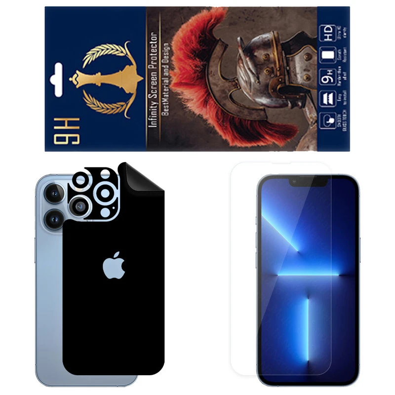 برچسب پوششی اینفینیتی مدل RG مناسب برای گوشی موبایل اپل iPhone 13 Pro به همراه محافظ صفحه نمایش