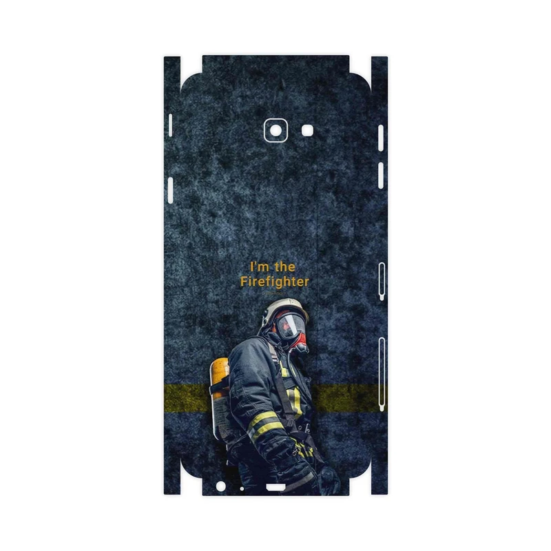 برچسب پوششی ماهوت مدل Firefighter-FullSkin مناسب برای گوشی موبایل سامسونگ Galaxy J4 Plus