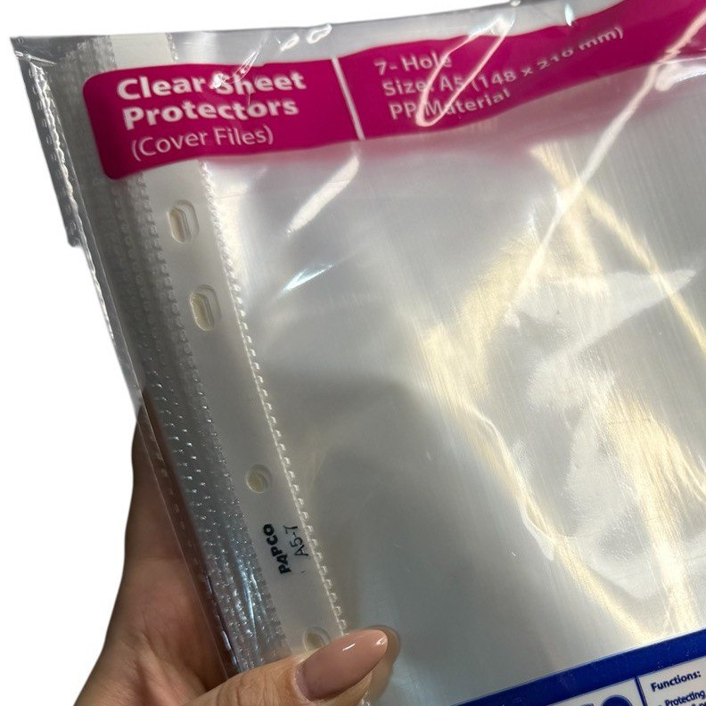 کاور کاغذ A5 پاپکو مدل A5-7PK بسته 100 عددی