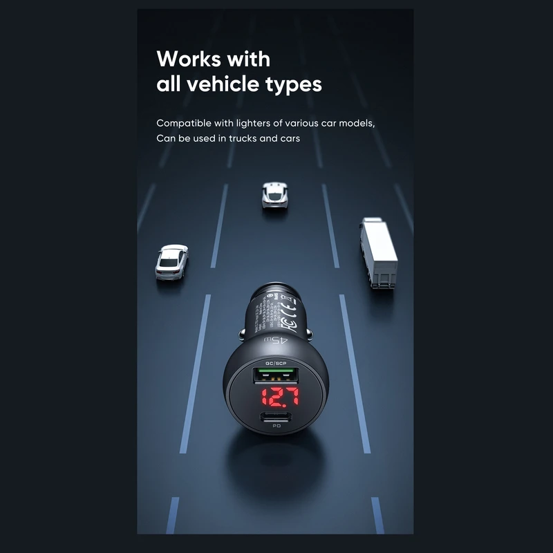 عکس شماره 19 : شارژر فندکی مک دودو مدل cc7030-45w