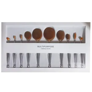 ست برس آرایشی مولتی پوریس مدل TR-3525 مجموعه 10 عددی