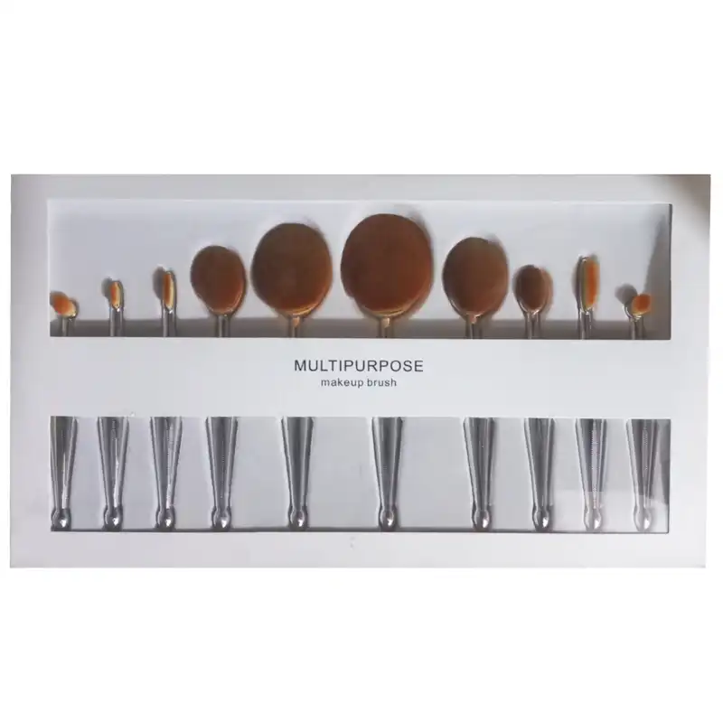 ست برس آرایشی مولتی پوریس مدل TR-3525 مجموعه 10 عددی