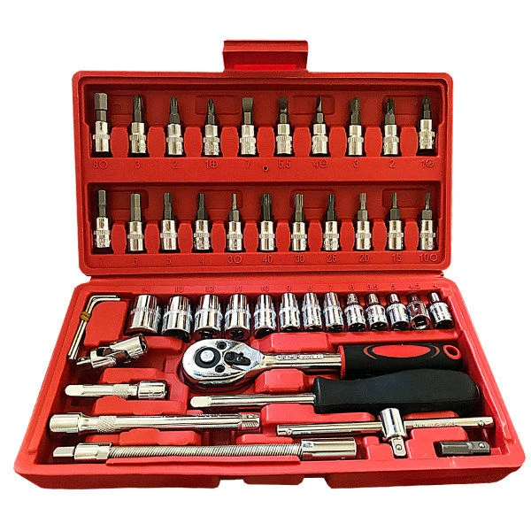 آچار و سری بکس مدل GHR214  مجموعه 46 عددی