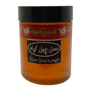عسل طبیعی چهل گیاه شهرارگانیک - 450 گرم