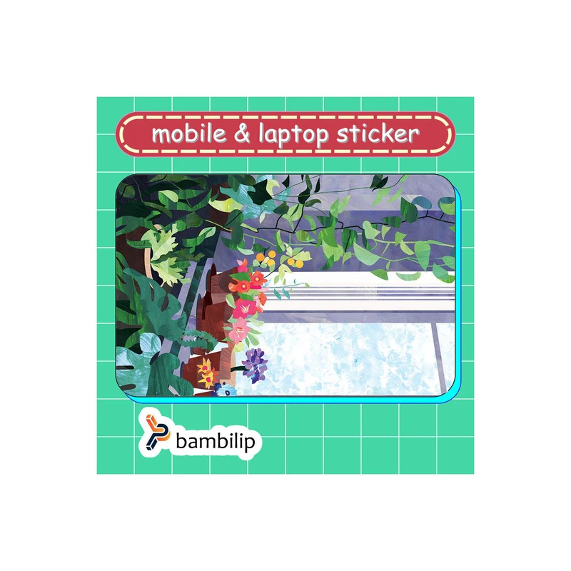 استیکر بامبیلیپ مدل کارت عابر طرح منظره اتاق کد 3778745