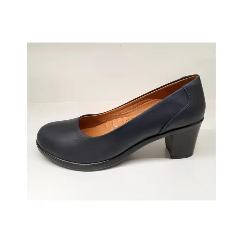 کفش زنانه سرزمین چرم کد 1440 رنگ سرمه ای