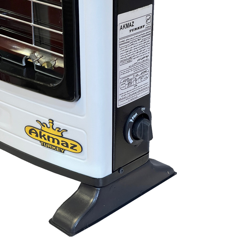 بخاری گازی آکماز مدل بدون دودکش دیواری زمینی