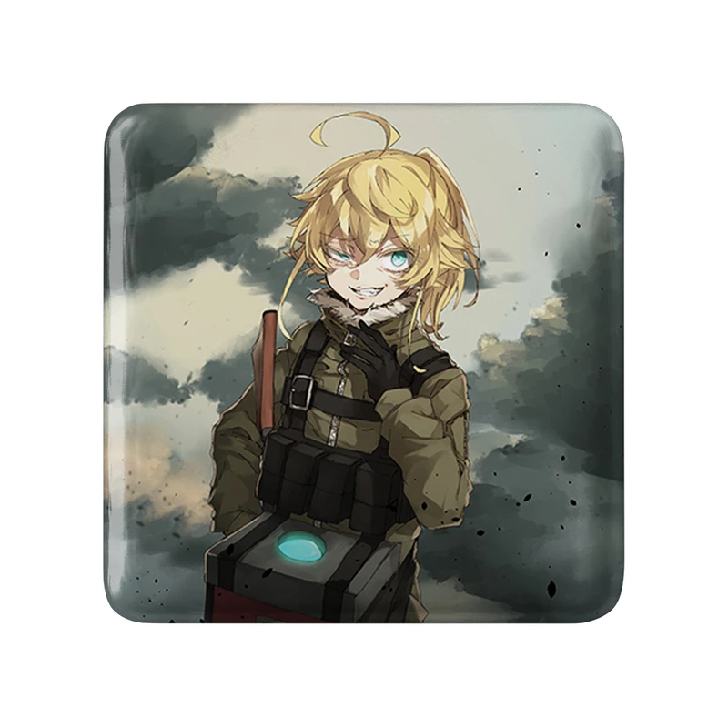 مگنت خندالو طرح تانیا انیمه یوجو سنکی مدل مربعی کد 34671