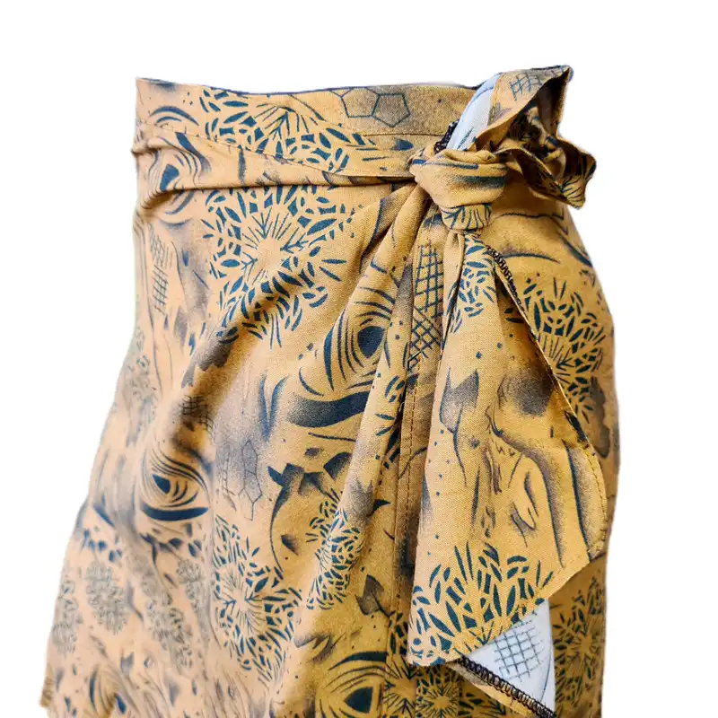 دامن زنانه مدل لنگی گره ای نخی کد mid3