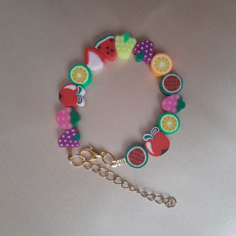 دستبند دخترانه مدل میوه ای