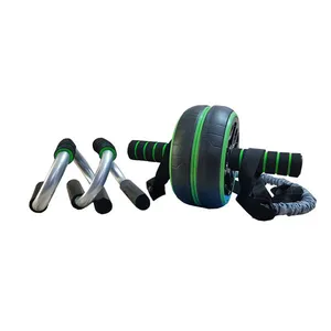 چرخ تمرین شکم و میله شنا مدل 80 کد 651-304 مجموعه 3 عددی