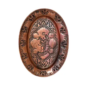 سینی قلمزنی مسی کد 2009