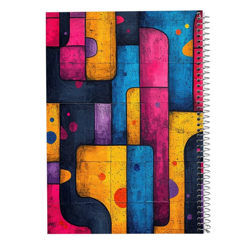 دفتر لیست خرید 50 برگ مدوپد مدل اشکال فانتزی کد DF16349