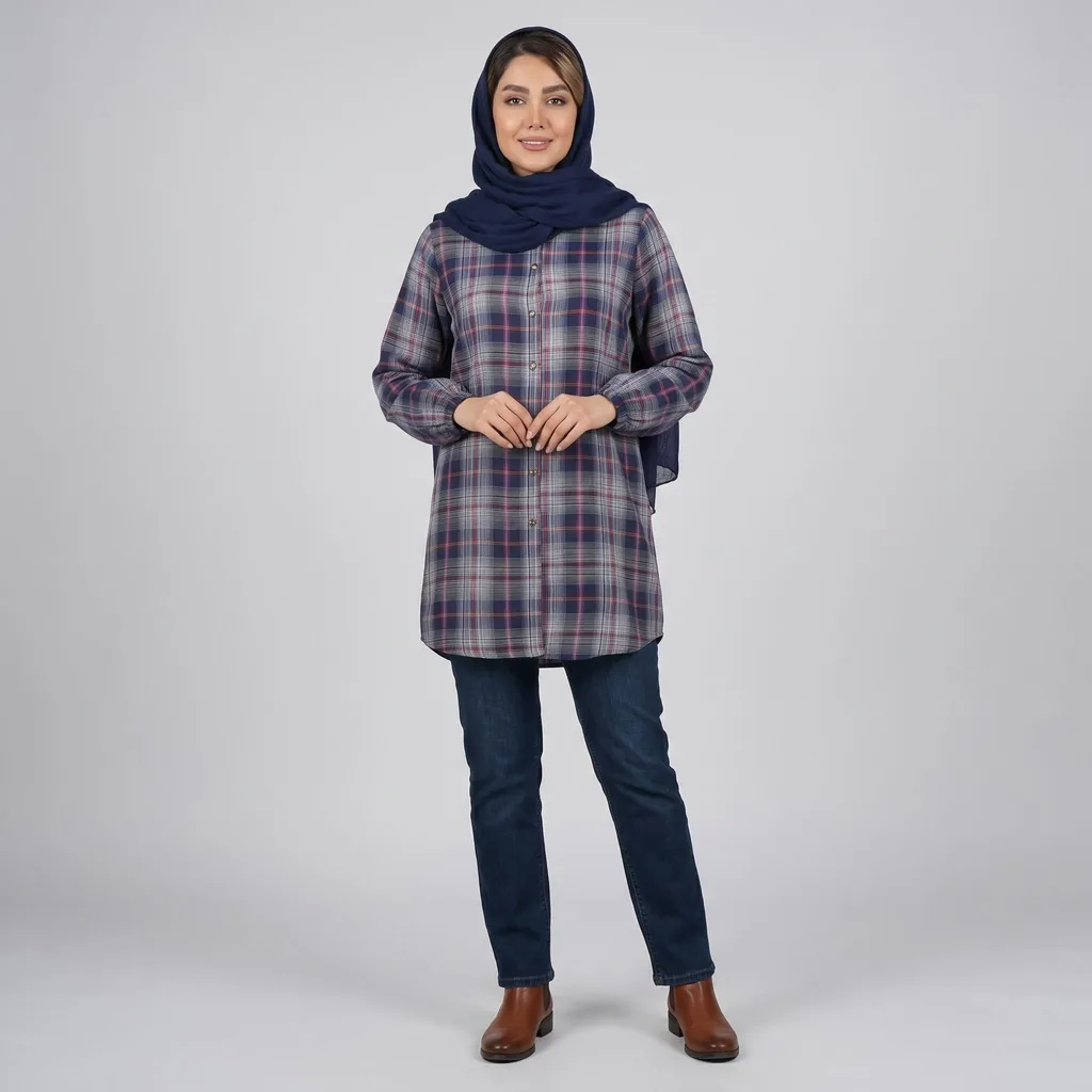 مانتو زنانه سپیدار مدل sp-1038