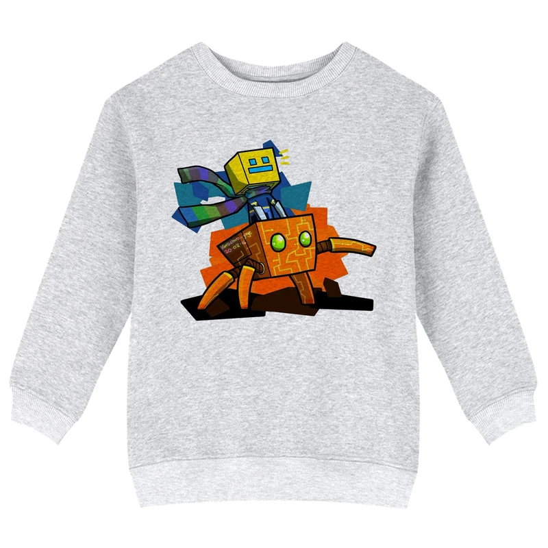 سویشرت پسرانه مدل X50 طرح ماینکرفت