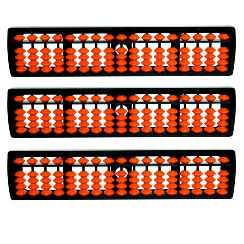 بازی آموزشی ریاضی مدل چرتکه سوروبان هفده ستونه مجموعه سه عددی