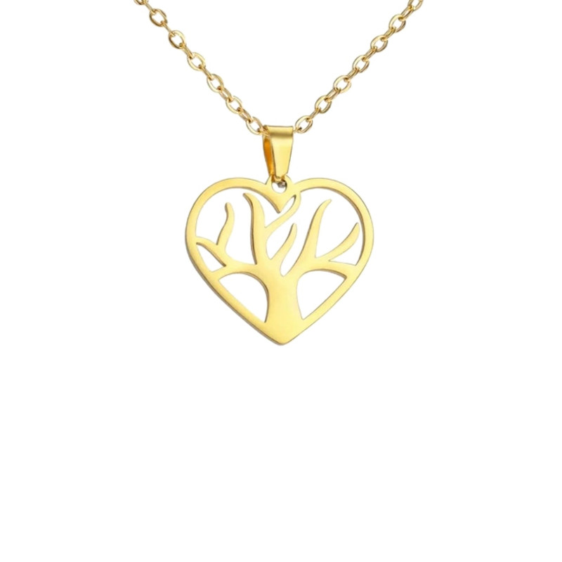 گردنبند طلا 18 عیار زنانه مدل درخت زندگی