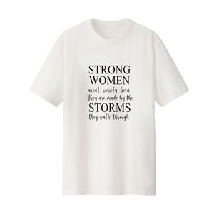 تی‌شرت لانگ آستین کوتاه زنانه مدل متن کد Da 584S