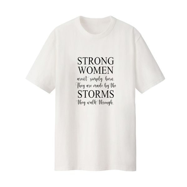 تی‌شرت لانگ آستین کوتاه زنانه مدل متن کد Da 584S