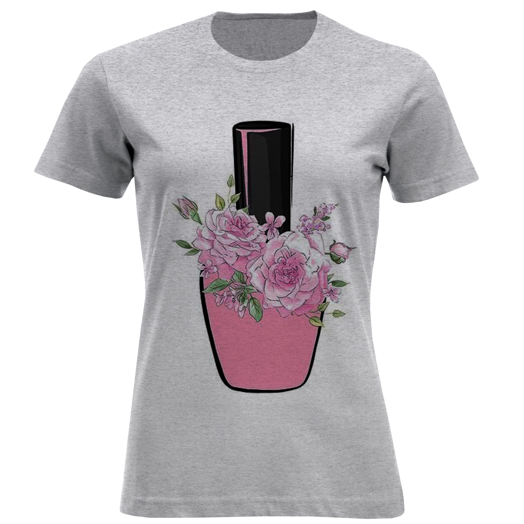 تی شرت آستین کوتاه زنانه مدل لاک F1493