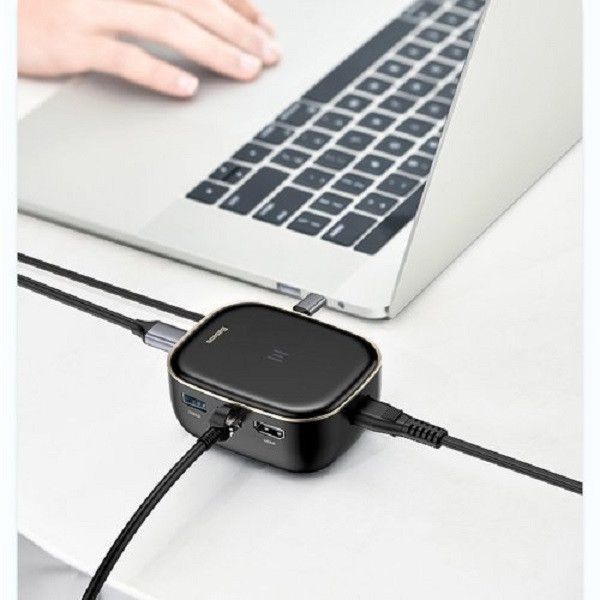 هاب 7 پورت USB-C باسئوس مدل CAHUB-AC01 3