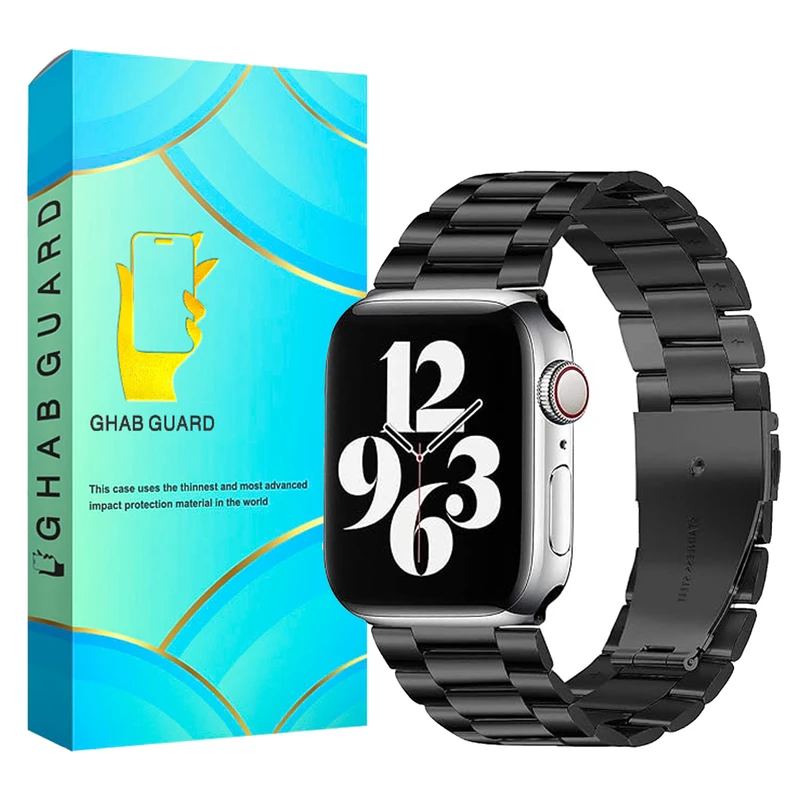 بند قاب گارد مدل ROLEXMAT مناسب برای اپل واچ 42 / 44 / 45 / 49  میلی متر