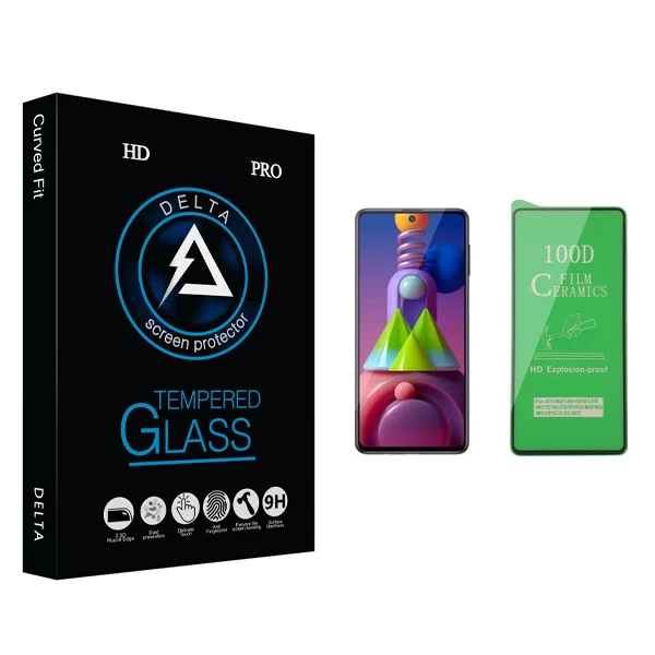 محافظ صفحه نمایش سرامیکی دلتا مدل HD مناسب برای گوشی موبایل سامسونگ Galaxy M51