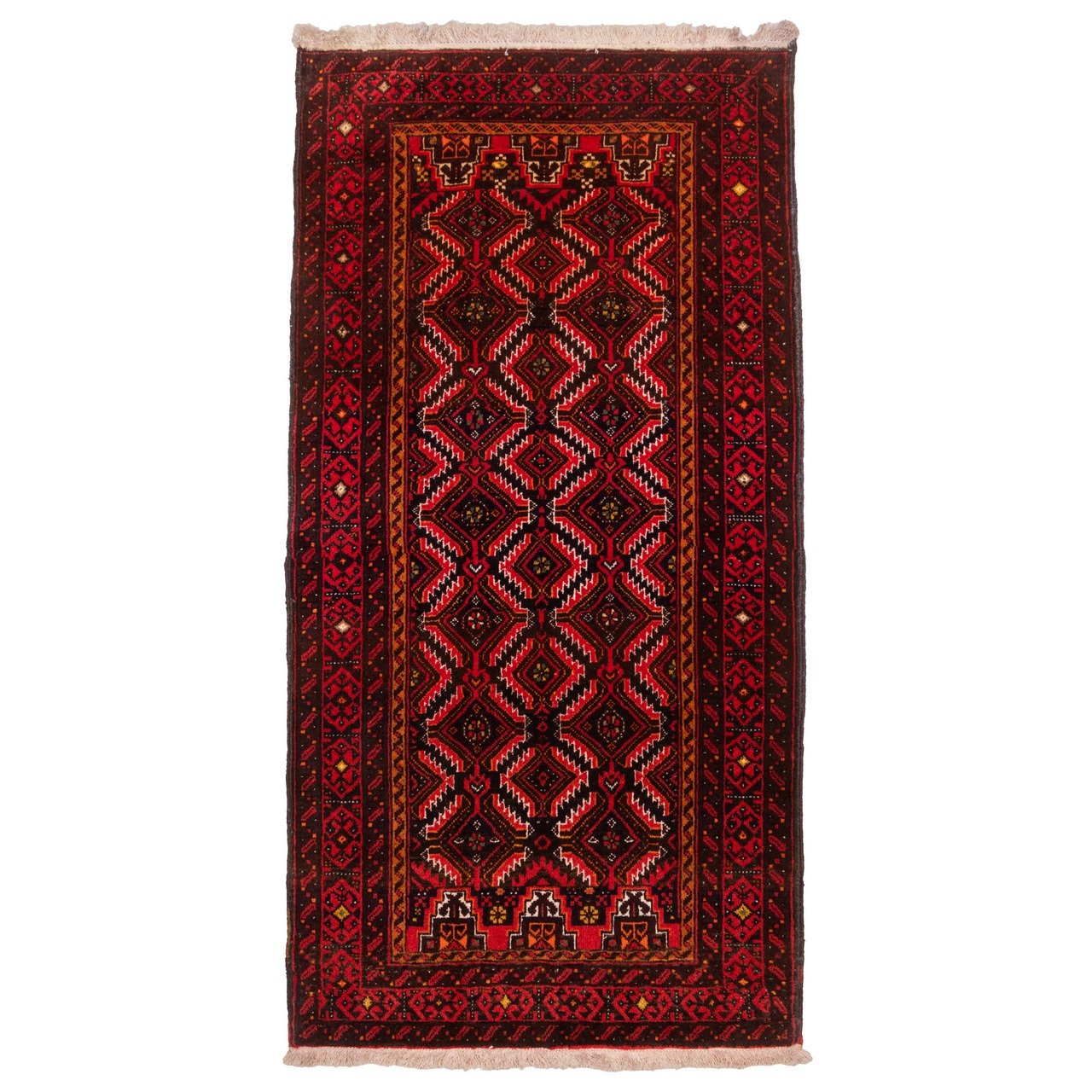 فرش قدیمی دستباف یک متری سی پرشیا کد 188045