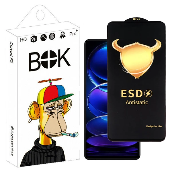 محافظ صفحه نمایش بوک مدل Biva Antistatic View مناسب برای گوشی موبایل شیائومی redmi note 12 pro / 12 pro plus