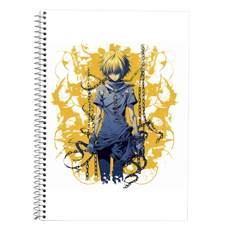 دفتر زبان 50 برگ مدوپد مدل سه خط طرح ChainSaw Man کد DF10901