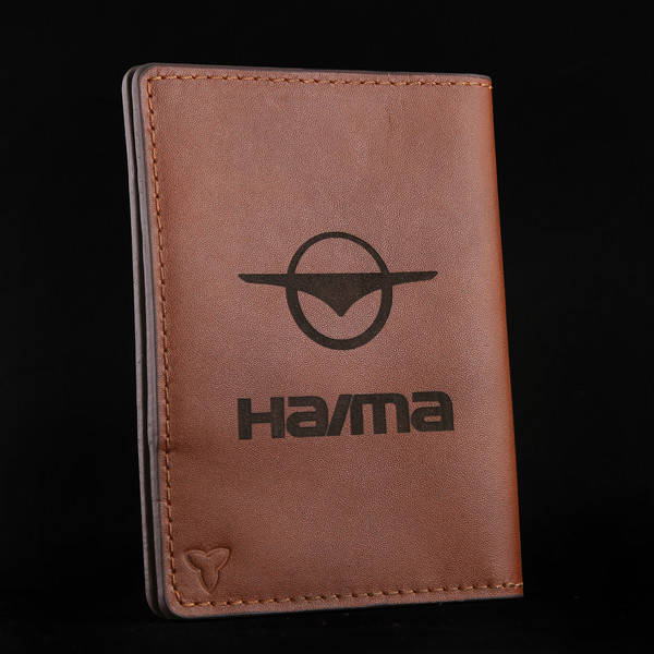 کیف مدارک چرم یلسان مدل HAIMA کد KM-200-20-GS