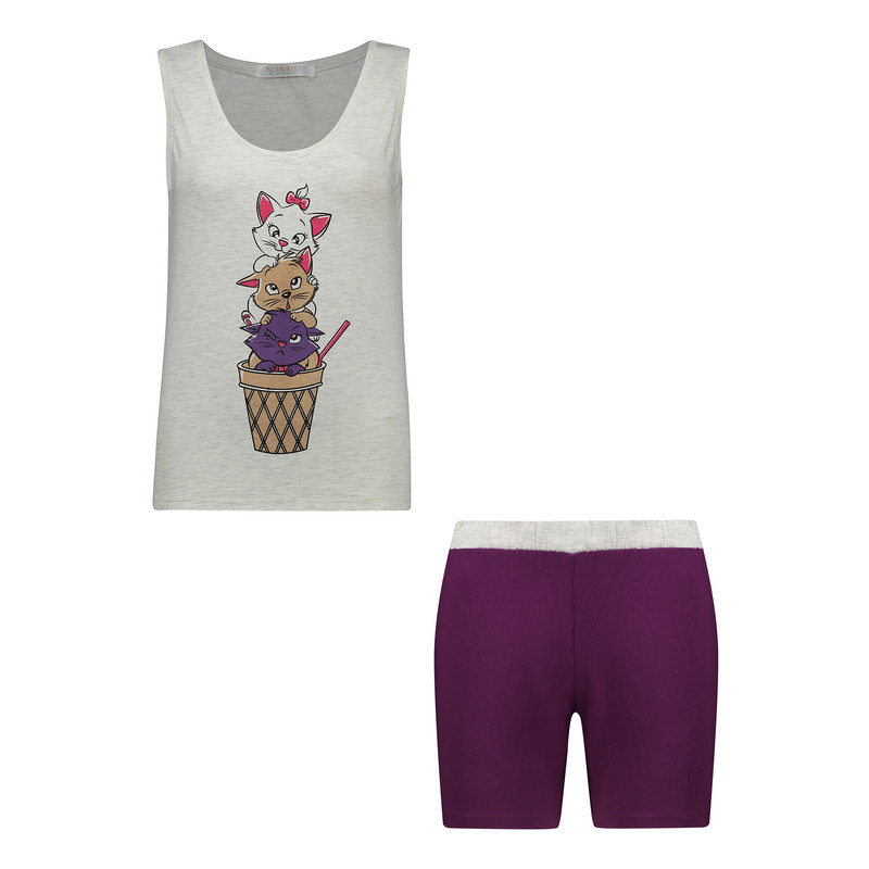 ست تاپ و شلوارک زنانه لوینت مدل آریستو کت