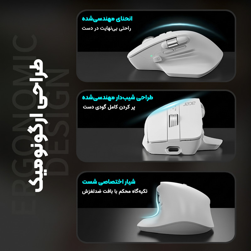 ماوس بی سیم ایسر مدل OMR612