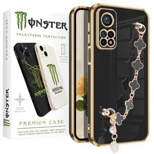 monster Black Flower cover suitable for Xiaomi Mi 10T / 10T Pro / K30S