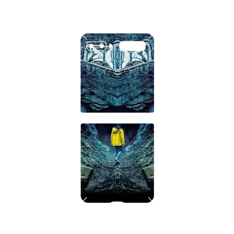 برچسب پوششی ماهوت مدل Dark مناسب برای گوشی موبایل سامسونگ Galaxy Z Flip