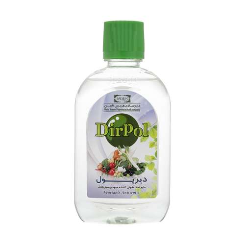 مایع ضدعفونی کننده میوه و سبزیجات دیرپول مدل D01 حجم 250 میلی لیتر بسته 30 عددی