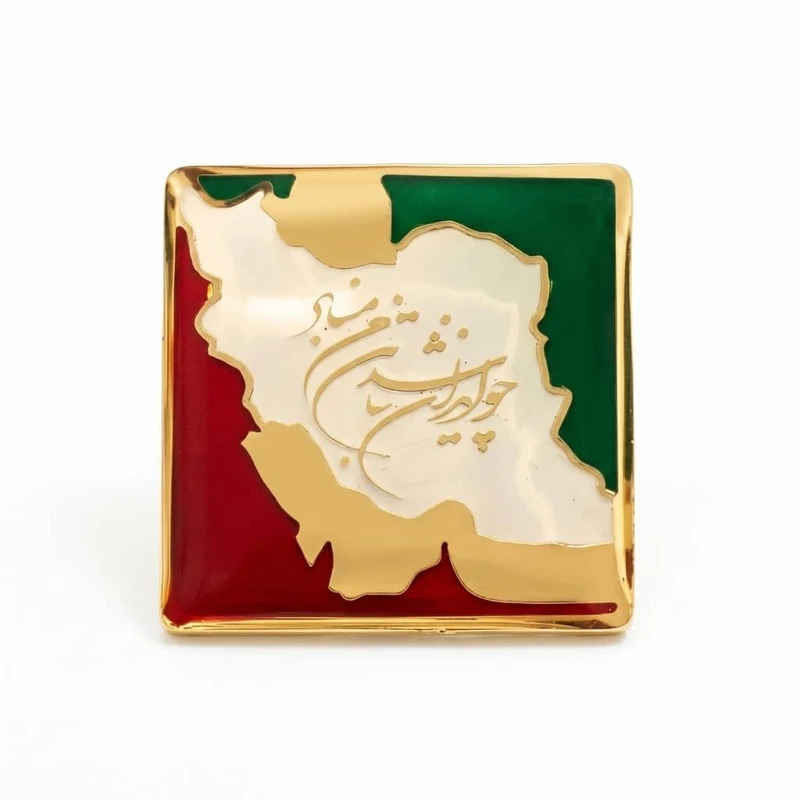 گل سینه زنانه مدل چو ایران نباشد تن من مباد