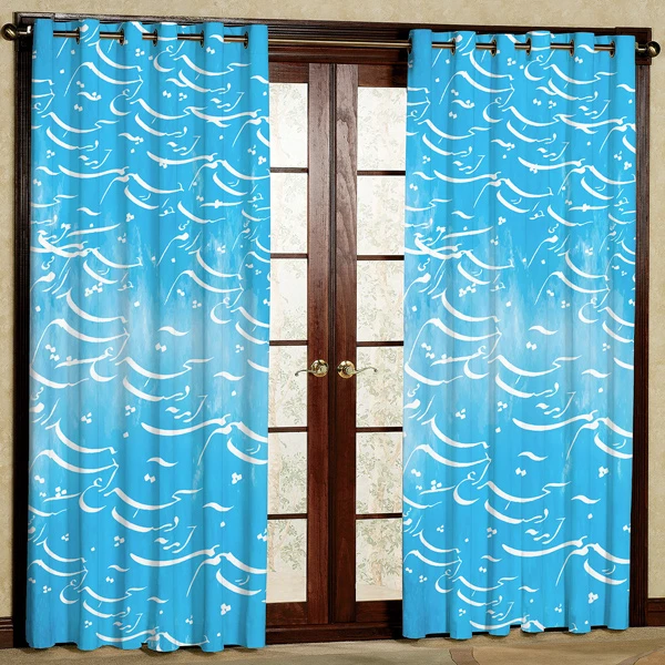 پرده مخمل پانچی کد 5898 سایز 280x140 سانتی متر