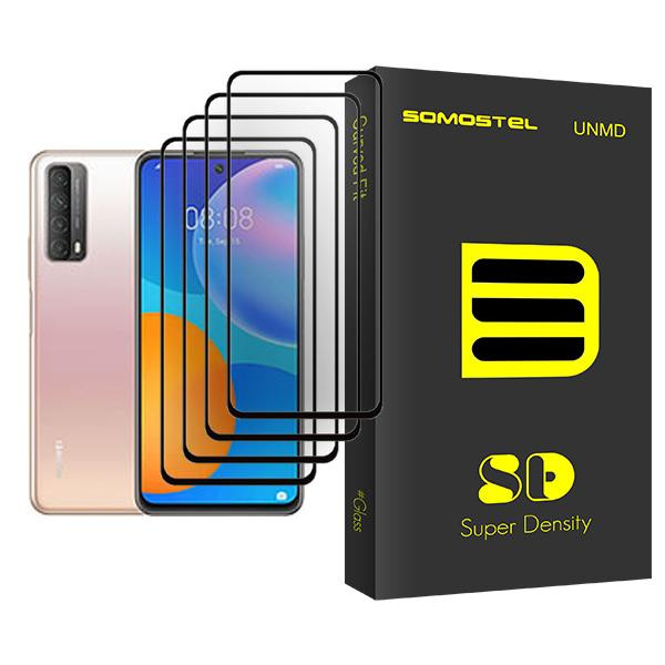 محافظ صفحه نمایش سوماستل مدل SD Glass MIX004 مناسب برای گوشی موبایل هوآوی P smart 2021 بسته چهار عددی