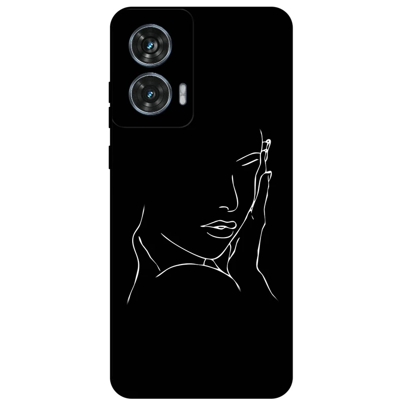 کاور مگافون طرح دخترانه مدل 8153 مناسب برای گوشی موبایل موتورولا Moto Edge 50 Fusion